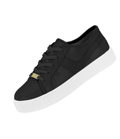 Tênis Casual Moleca Preto Feminino