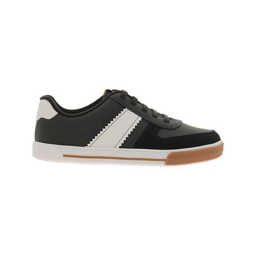 Tênis Casual Molekinho Preto e Branco Menino Juvenil