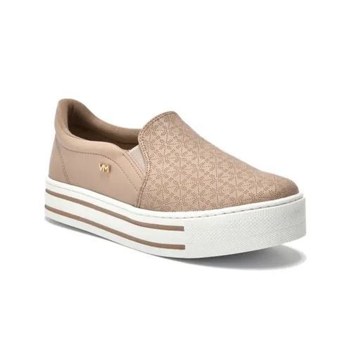 Tênis Casual Slip On Via Marte Creme Feminino