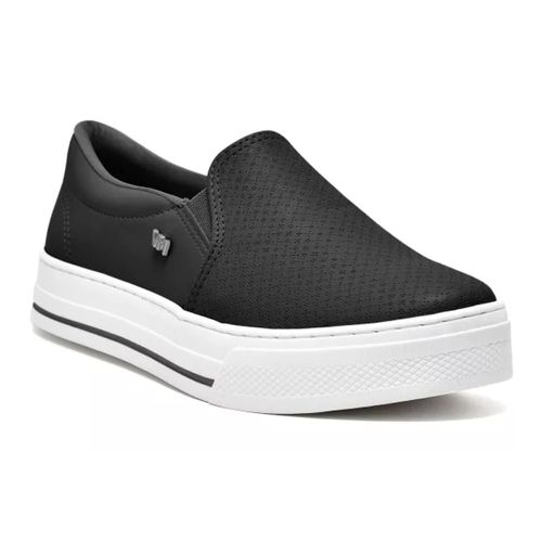 Tênis Casual Slip On Via Marte Preto Feminino
