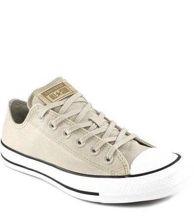 Tênis Casual Sola Caixa Converse Bege Claro Feminino