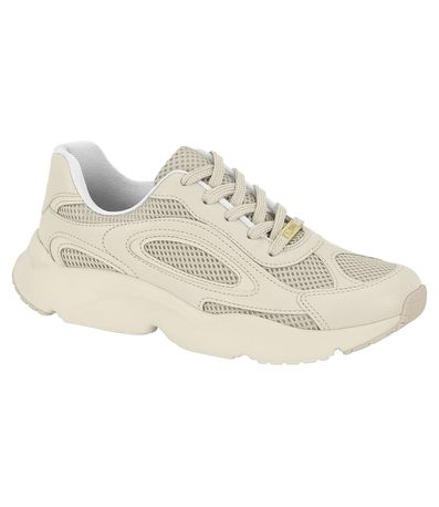 Tênis Casual Vizzano Off White Feminino