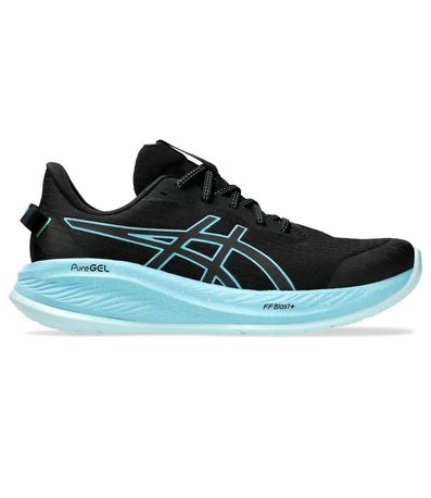 Tênis Esportivo Asics Gel-Cumulus 25 Lite-Show Preto e Azul Masculino