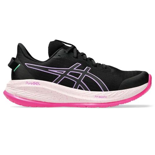 Tênis Esportivo Asics Gel-Cumulus 25 Lite-Show Preto e Rosa Feminino