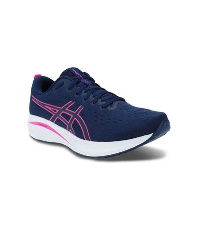 Tênis Esportivo Asics Gel-Excite 10 Azul e Rosa Feminino