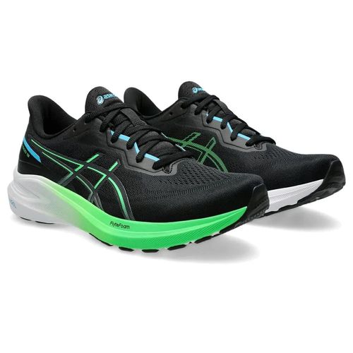 Tênis Esportivo Asics GT-1000 13 Preto e Verde Masculino