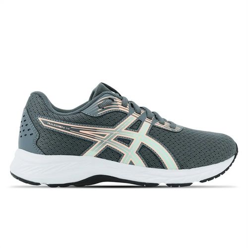 Tênis Esportivo Asics Raiden 4 Cinza e Rosê Feminino