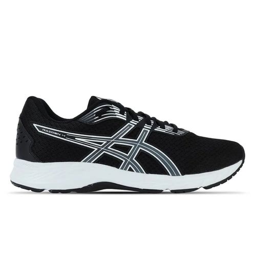 Tênis Esportivo Asics Raiden 4 Preto e Branco Masculino