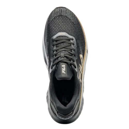 Tênis Esportivo Fila Maxximus Preto e Dourado Masculino