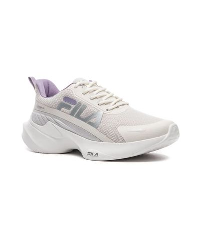 Tênis Esportivo Fila Progress Lite Branco Feminino