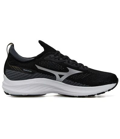 Tênis Esportivo Mizuno Bold Preto e Branco Masculino
