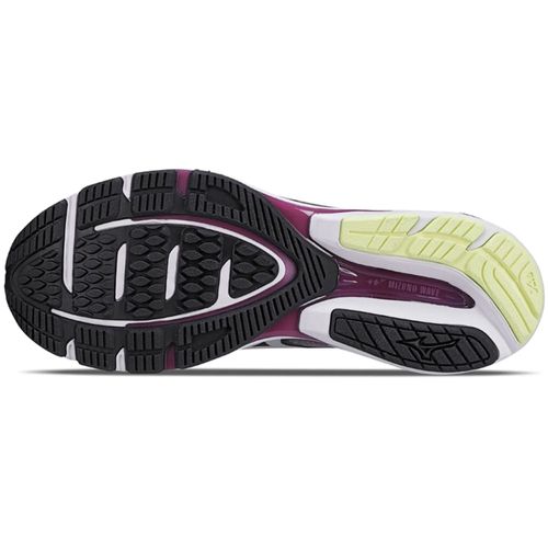 Tênis Esportivo Mizuno Dynasty 6 Preto e Roxo Feminino
