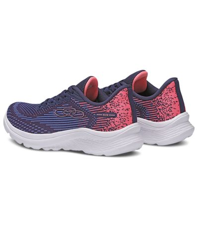 Tênis Esportivo Olympikus Delta Kids Azul e Vermelho Juvenil Masculino