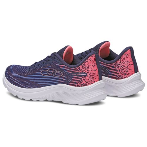 Tênis Esportivo Olympikus Delta Kids Azul e Vermelho Juvenil Masculino