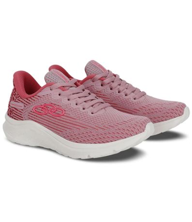 Tênis Esportivo Olympikus Delta Kids Rosa Juvenil Feminino