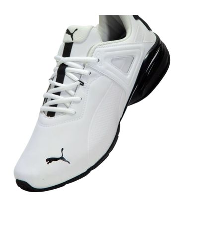 Tênis Esportivo Puma Haste SL BDP Branco e Preto Masculino