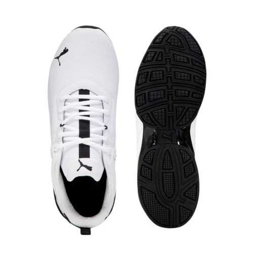 Tênis Esportivo Puma Haste SL BDP Branco e Preto Masculino