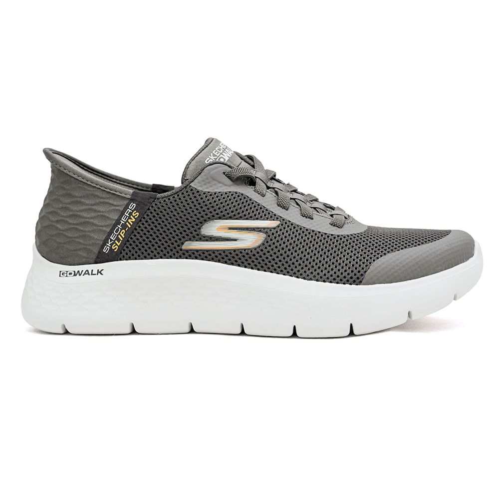Tênis Esportivo Skechers Go Walk Flex - Hands Up Marrom Masculino