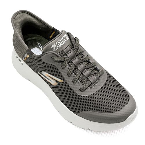 Tênis Esportivo Skechers Go Walk Flex - Hands Up Marrom Masculino