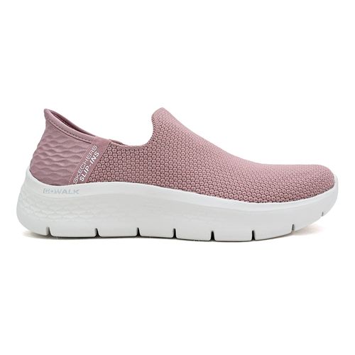 Tênis Esportivo Skechers Go Walk Flex Sunset Rosa Feminino