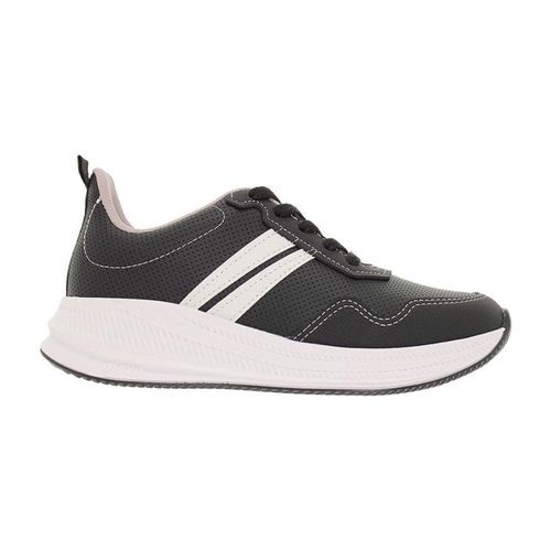 Tênis Casual Molekinho Preto e Branco Menino Juvenil