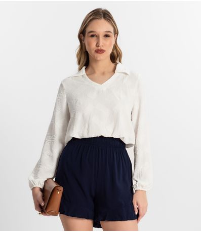 Camisa Manga Longa Rovitex Bege