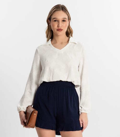 Camisa Manga Longa Rovitex Bege