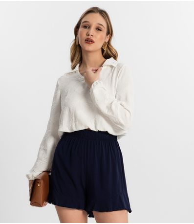 Camisa Manga Longa Rovitex Bege