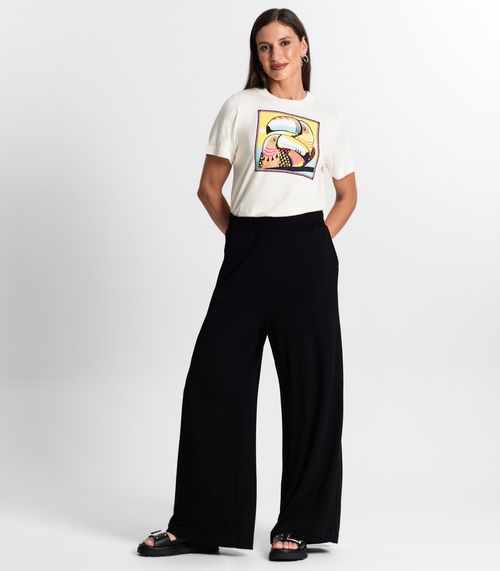 Calça Feminina Em Molecotton Rovitex Preto