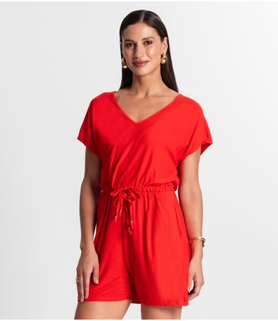 Macaquinho Feminino Rovitex Laranja