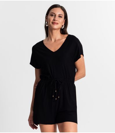 Macaquinho Feminino Rovitex Preto