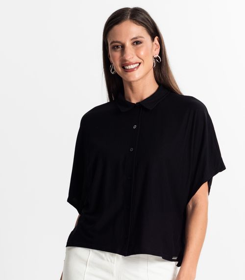 Camisa Feminina Rovitex Preto