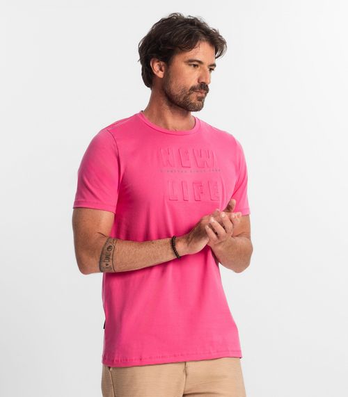 Camiseta Masculina Diametro Rosa