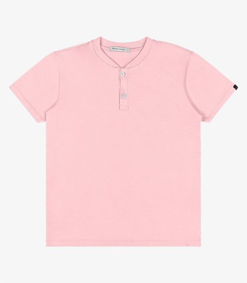 Polo Infantil Trick Nick Rosa