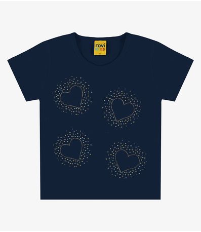 Blusa Infantil Feminina Rovi Kids Azul