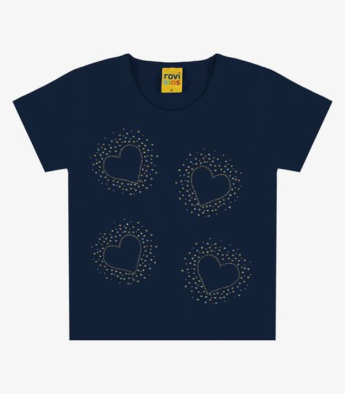 Blusa Infantil Feminina Rovi Kids Azul