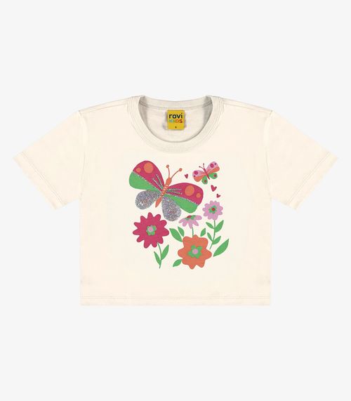 Blusa Infantil Feminina Rovi Kids Bege
