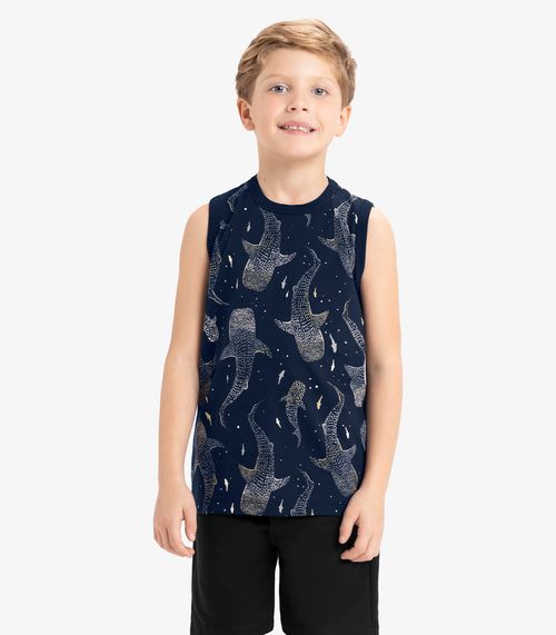 Regata Infantil Masculina Rovi Kids Azul