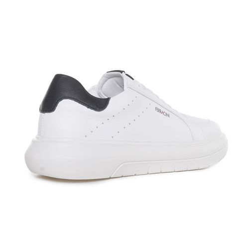 Tênis Casual Ferracini Easy Branco e Preto Masculino