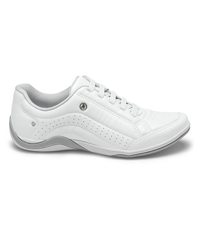 Tênis Feminino Casual Elástico Strass Kolosh Branco