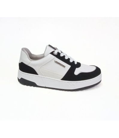 Tênis Feminino Casual Recortes Via Marte Branco