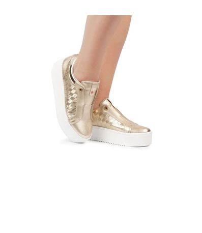 Tênis Feminino Casual Slipe On Elástico Bebece