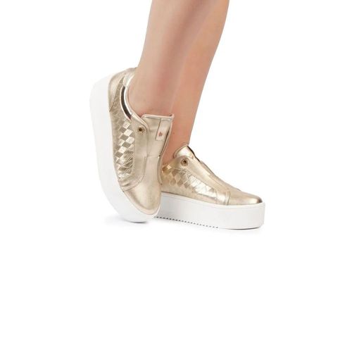 Tênis Feminino Casual Slipe On Elástico Bebece