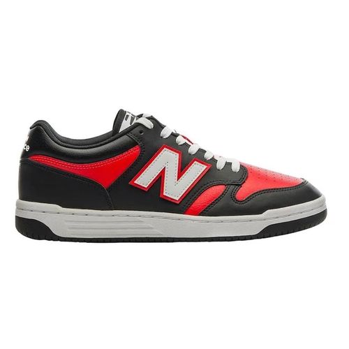 Tênis Masculino 480 Low New Balance Preto Vermelho