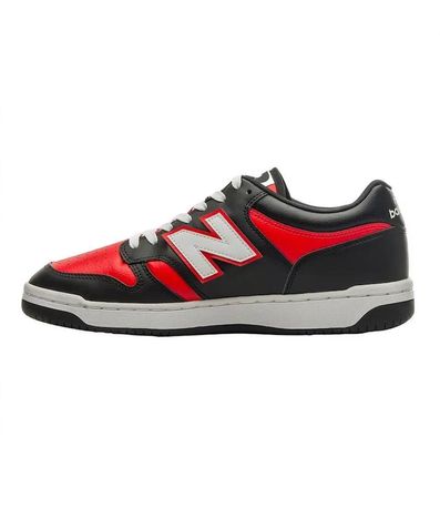 Tênis Masculino 480 Low New Balance Preto Vermelho