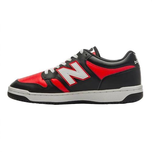 Tênis Masculino 480 Low New Balance Preto Vermelho