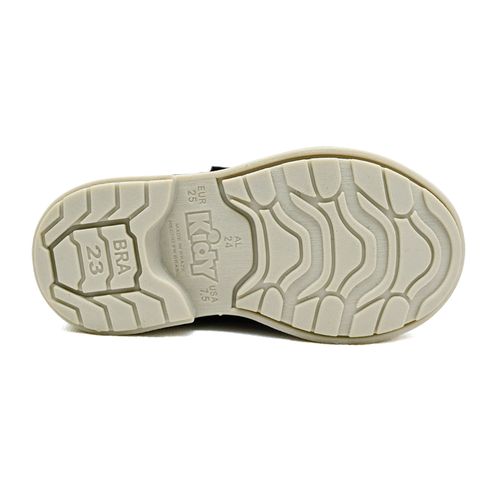 Bota Coturno Kidy Café e Preto Juvenil Masculino