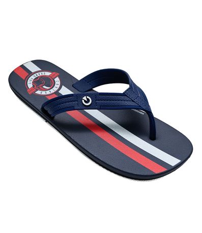 Chinelo Dedo Grendene Kids Azul e Vermelho Infantil