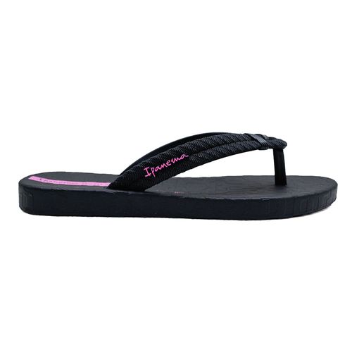 Chinelo Dedo Ipanema  Preto e Lilás Menina Infantil