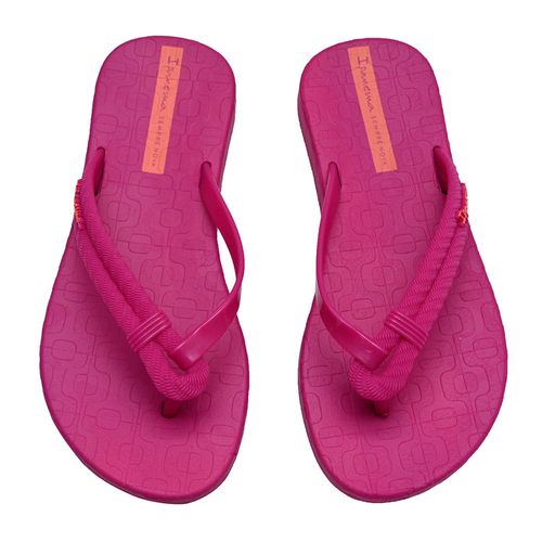 Chinelo Dedo Ipanema Kids Rosa e Laranja Infantil